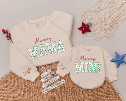 Matching Family Christmas Sweaters: Mommy & Me Holiday Outfit