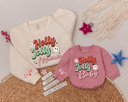 Custom Family Xmas Sweatshirt | Personalized Matching Holiday Tee