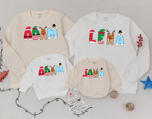 Festive Family Christmas Shirts: Matching Mom & Baby Outfits