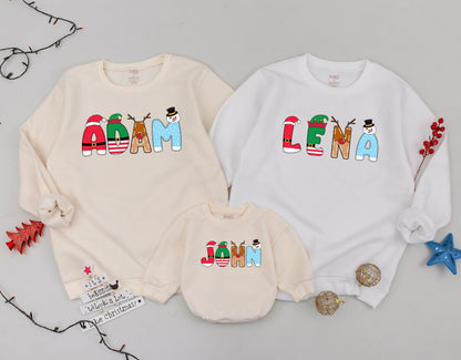 Festive Family Christmas Shirts: Matching Mom & Baby Outfits