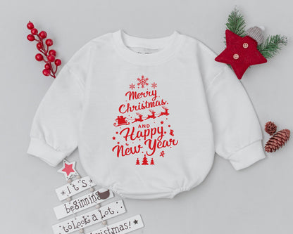 Baby's 1st Christmas Romper – Newborn Holiday Bubble Bodysuit