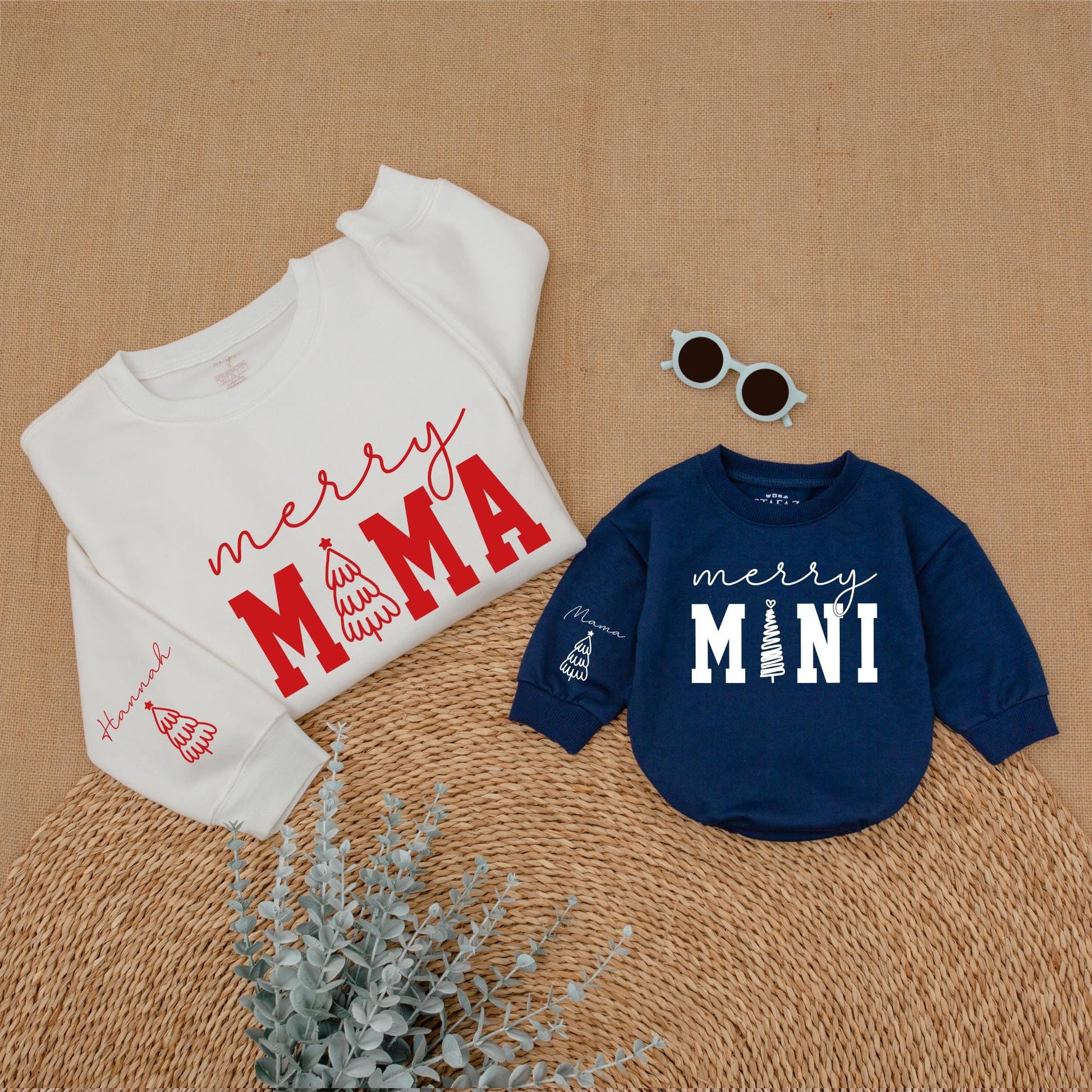 Matching Christmas Sweatshirts for Mommy and Me – Festive Family Outfits