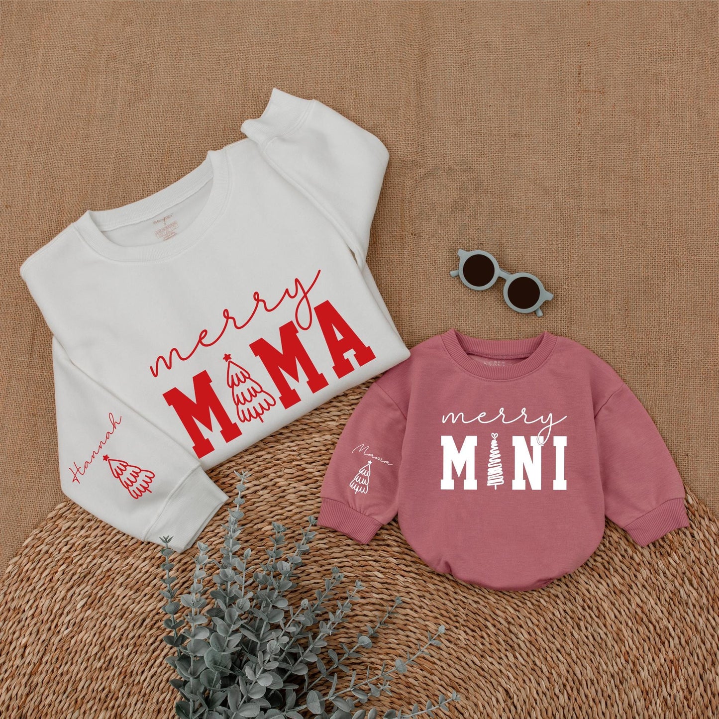 Matching Christmas Sweatshirts for Mommy and Me – Festive Family Outfits