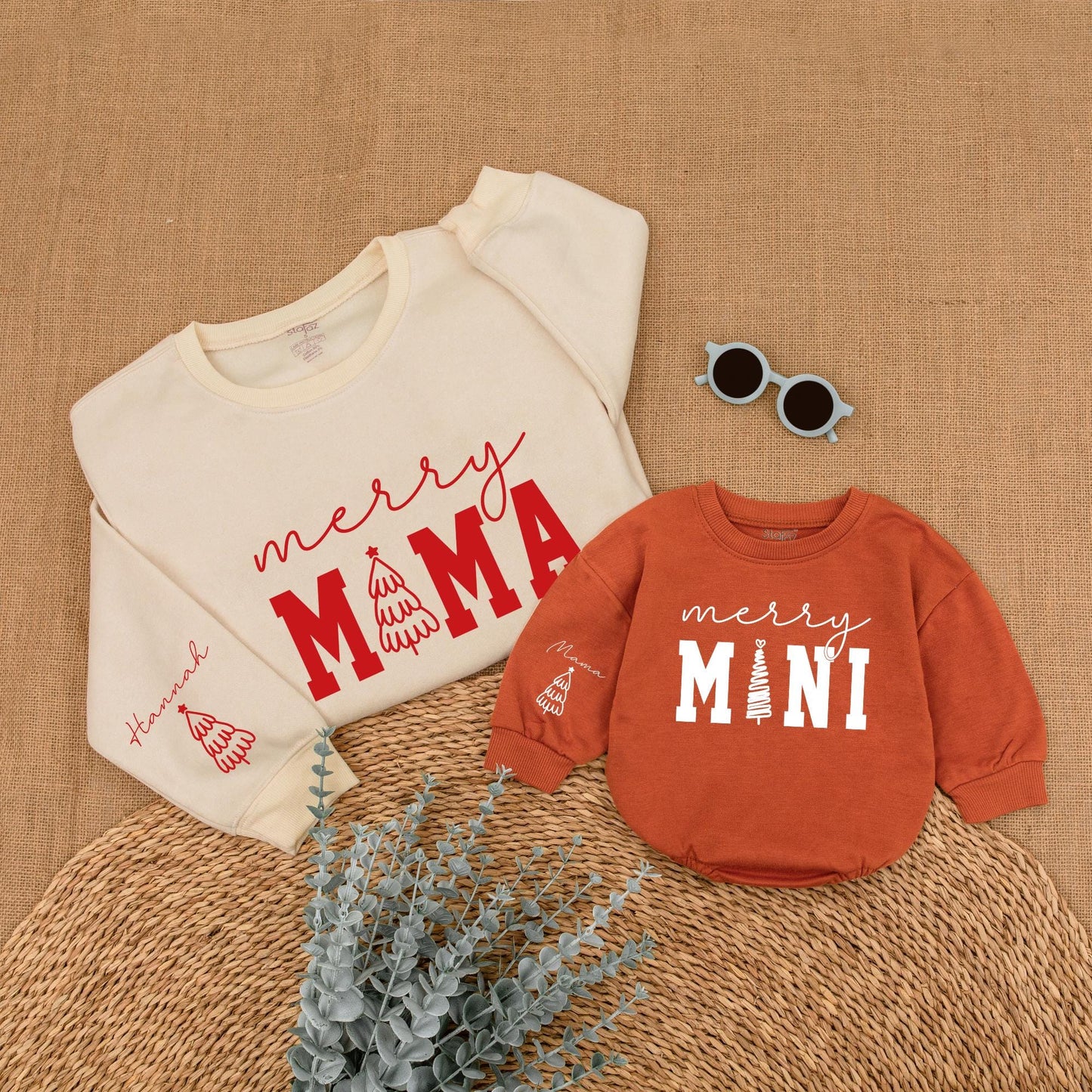 Matching Christmas Sweatshirts for Mommy and Me – Festive Family Outfits