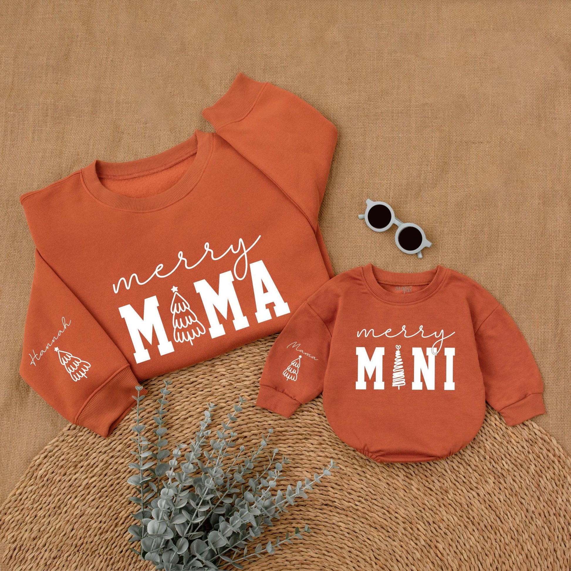 Matching Christmas Sweatshirts for Mommy and Me – Festive Family Outfits