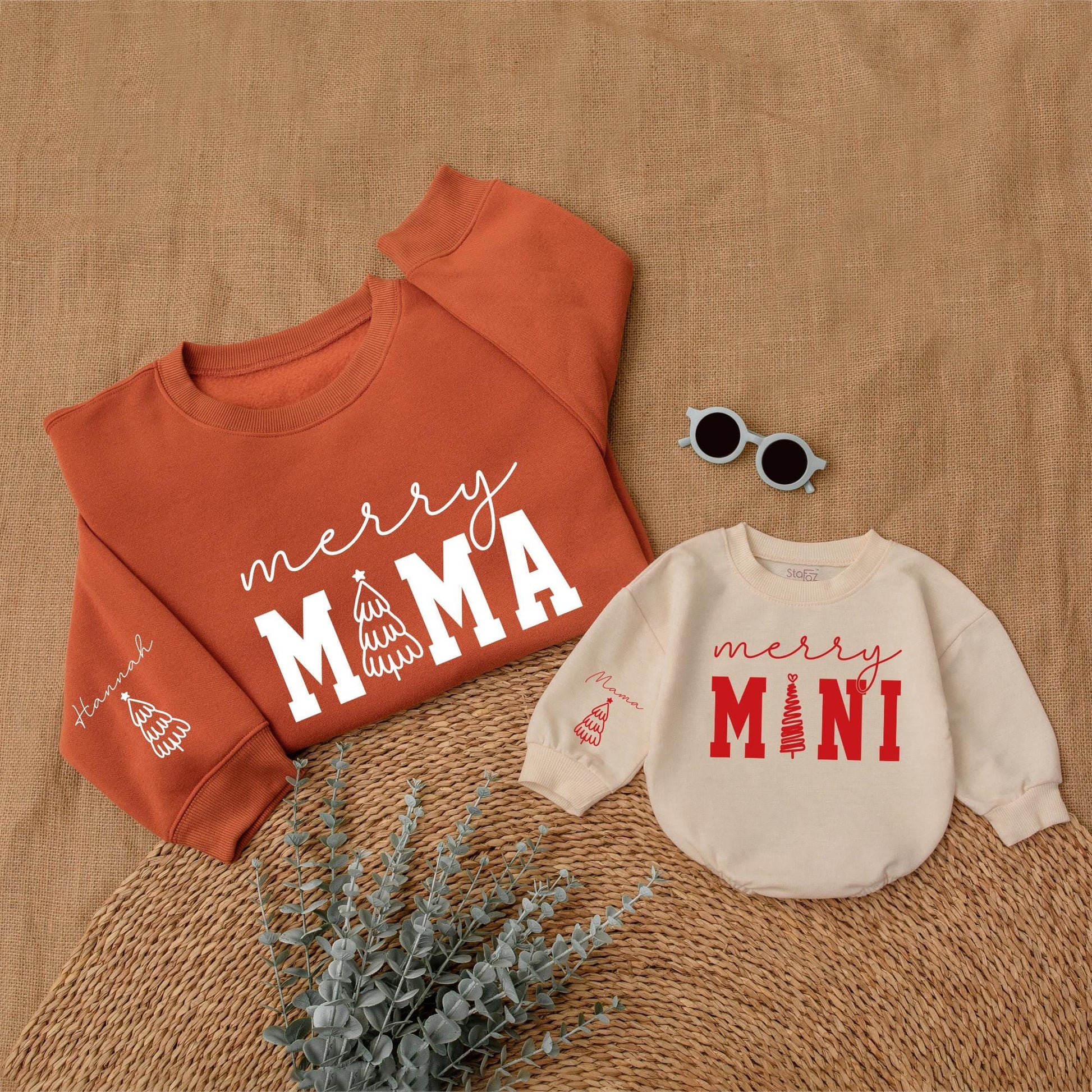 Matching Christmas Sweatshirts for Mommy and Me – Festive Family Outfits