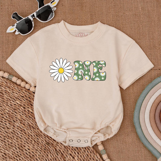 Daisy Bubble Romper: Perfect 1st Birthday Outfit for Baby Girls