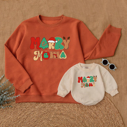 Matching Christmas Outfits: Mama, Mini & Family Retro Sweaters