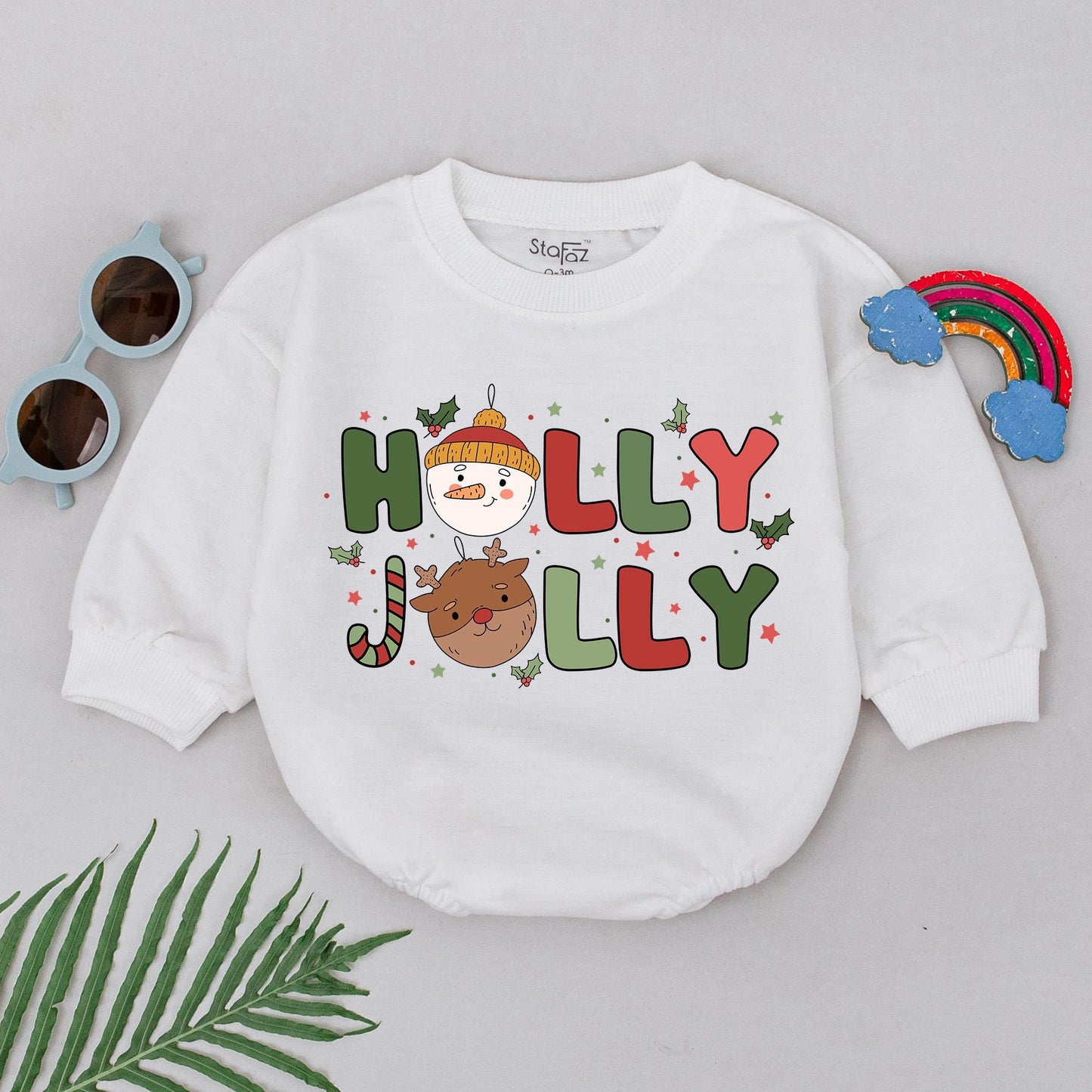 Baby's First Christmas Romper: Personalized Holiday Outfit Gift