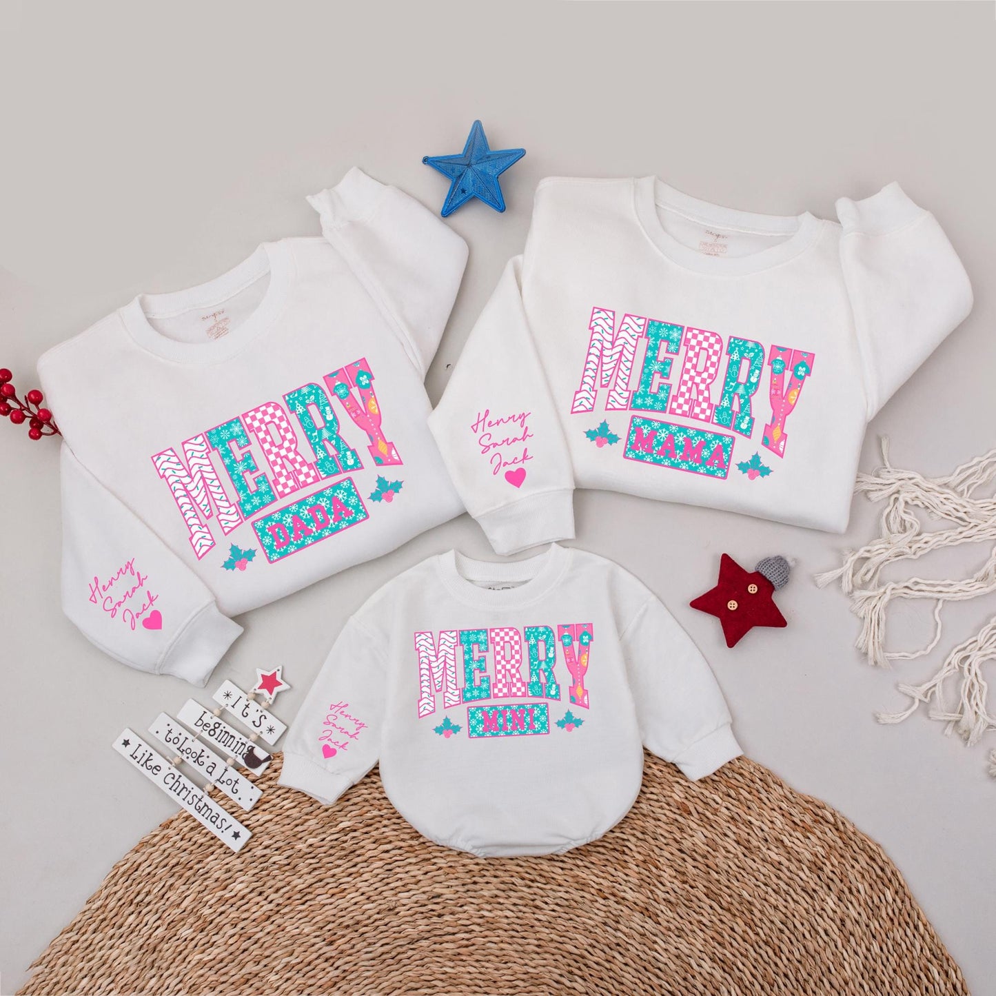 Merry Family Matching Tees: Custom Christmas Shirts for All Ages