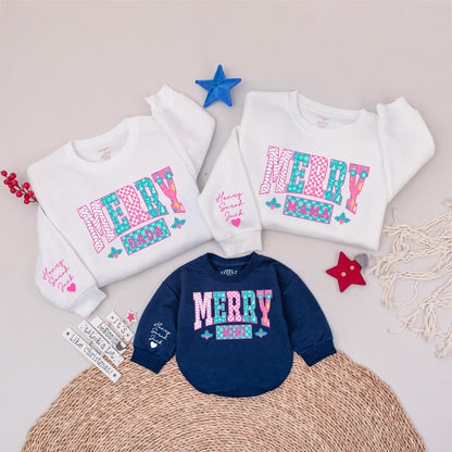 Merry Family Matching Tees: Custom Christmas Shirts for All Ages