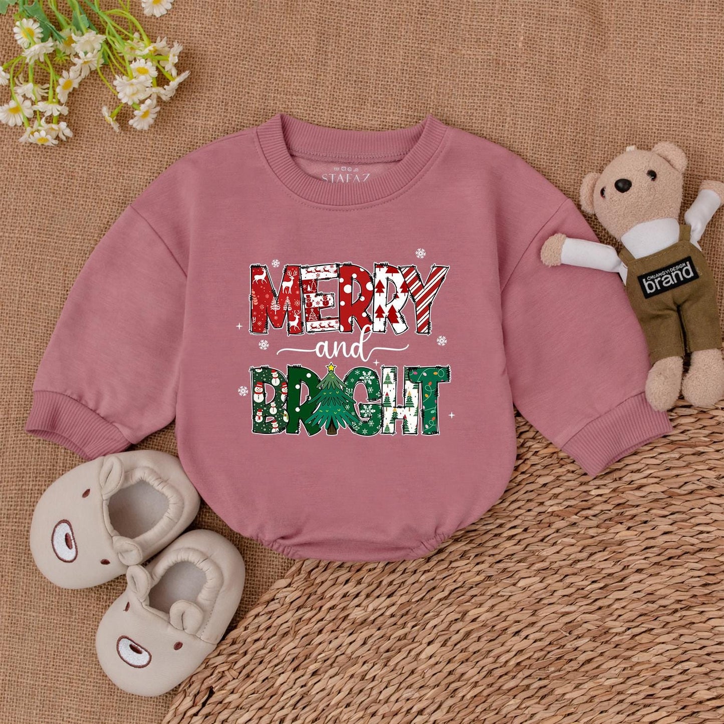 Festive Christmas Romper for Babies - Perfect First Holiday Outfit