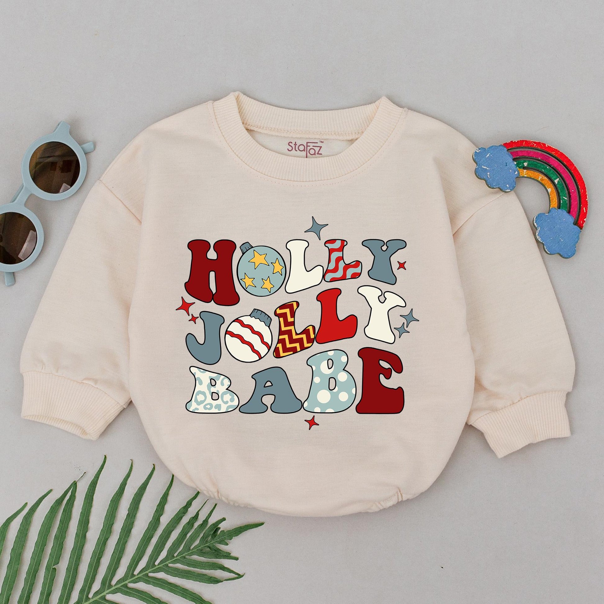 Festive Baby's 1st Christmas Romper: Personalized Holiday Outfit