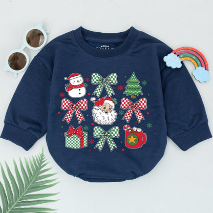 Festive Baby Romper: 1st Christmas, Santa Outfit & Shower Gift