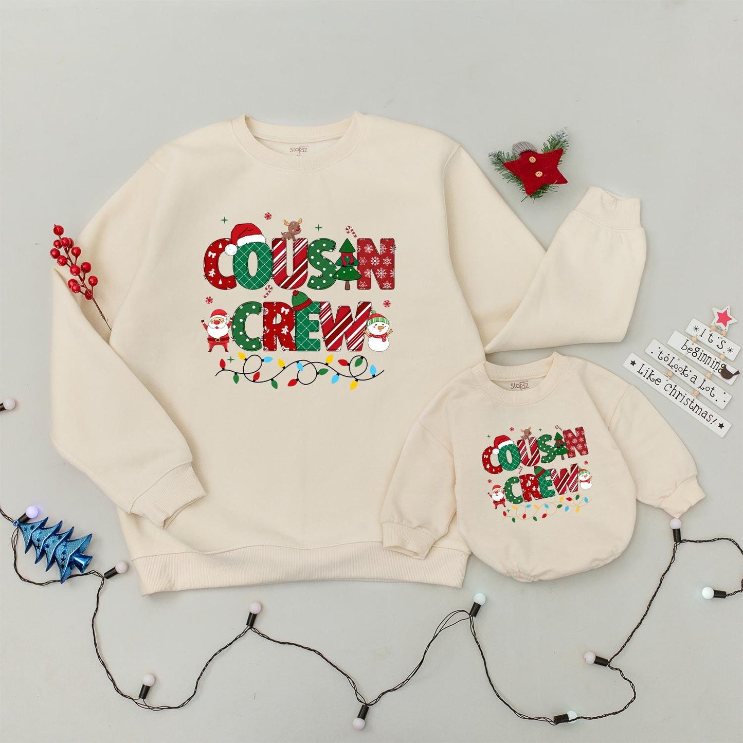 Festive Family Xmas Sweaters: Trendy, Matching Cousin & Baby Wear