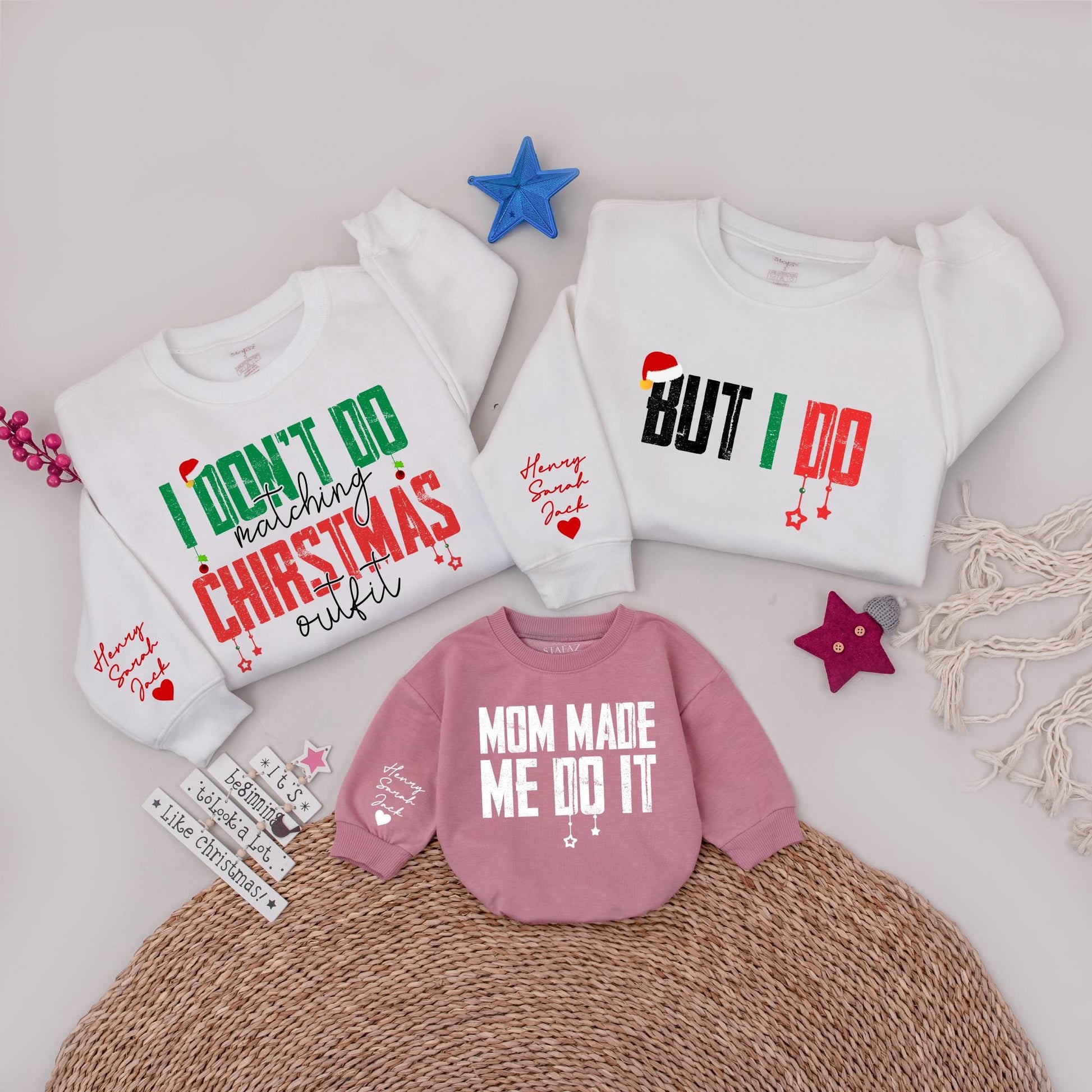 Matching Christmas Family Sweatshirt - Fun & Unique Holiday Outfit