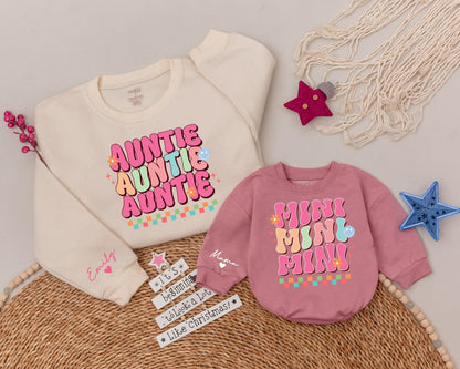 Festive Auntie and Me Sweatshirts: Perfect Christmas Gift Set