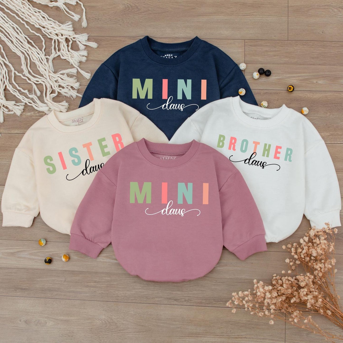 Mama & Mini Claus Retro Christmas Sweaters: Cute Matching Family Set