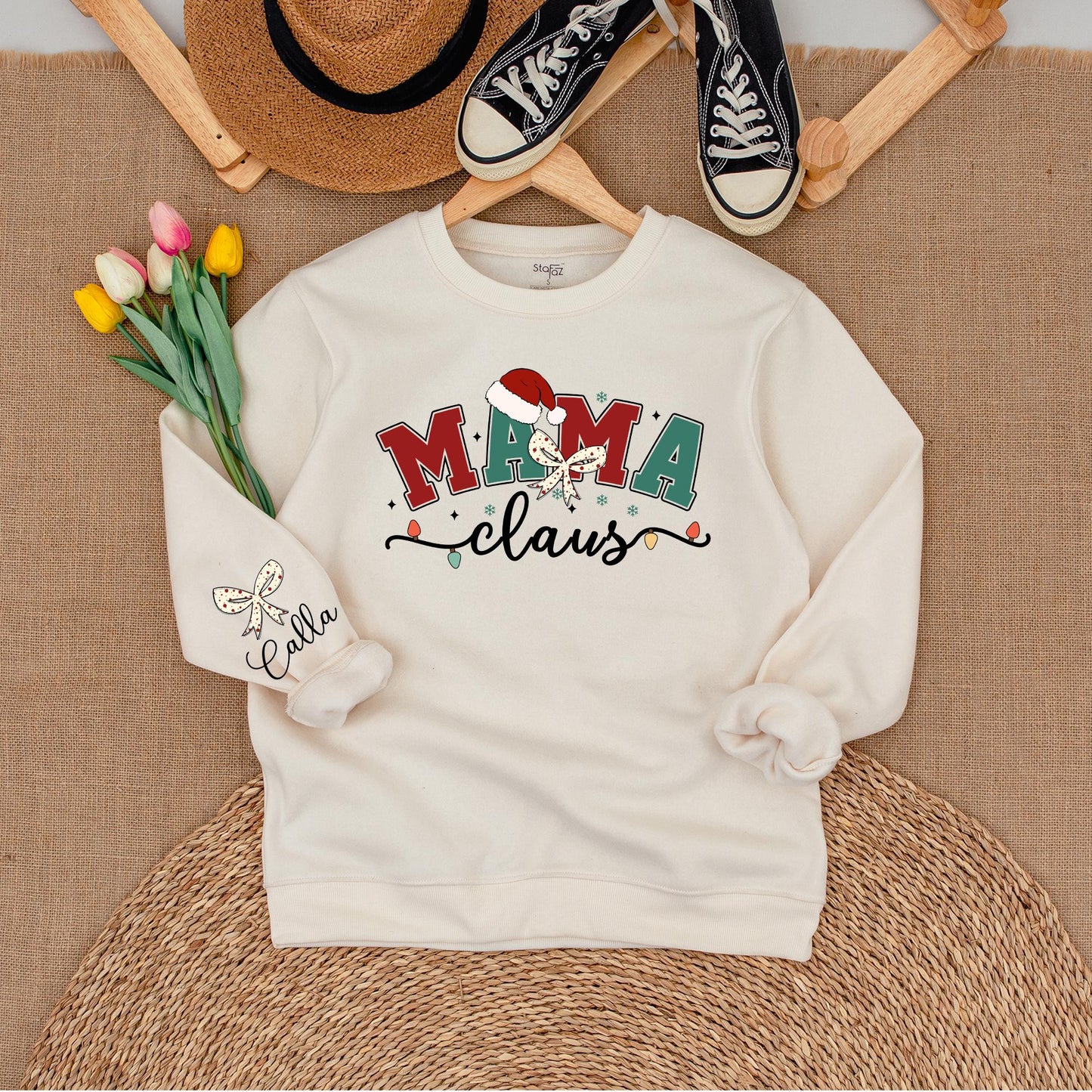 Festive Family Matching Christmas Sweatshirts for All Ages