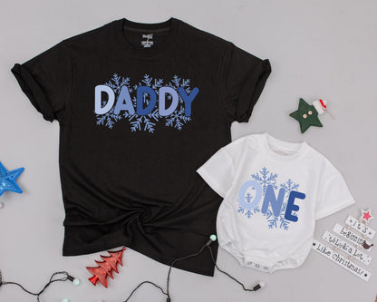 Winter One-derland Family Shirts: Matching Vintage Christmas Outfits