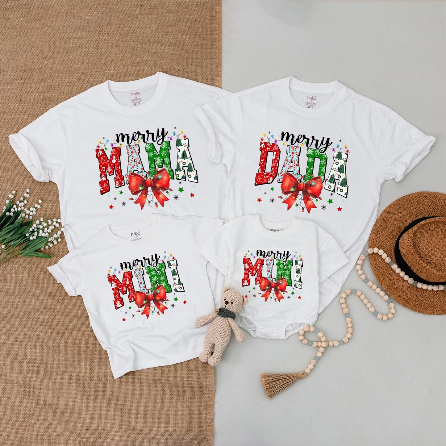 Mama and Mini Holiday Outfits: Matching Christmas Shirts for Family