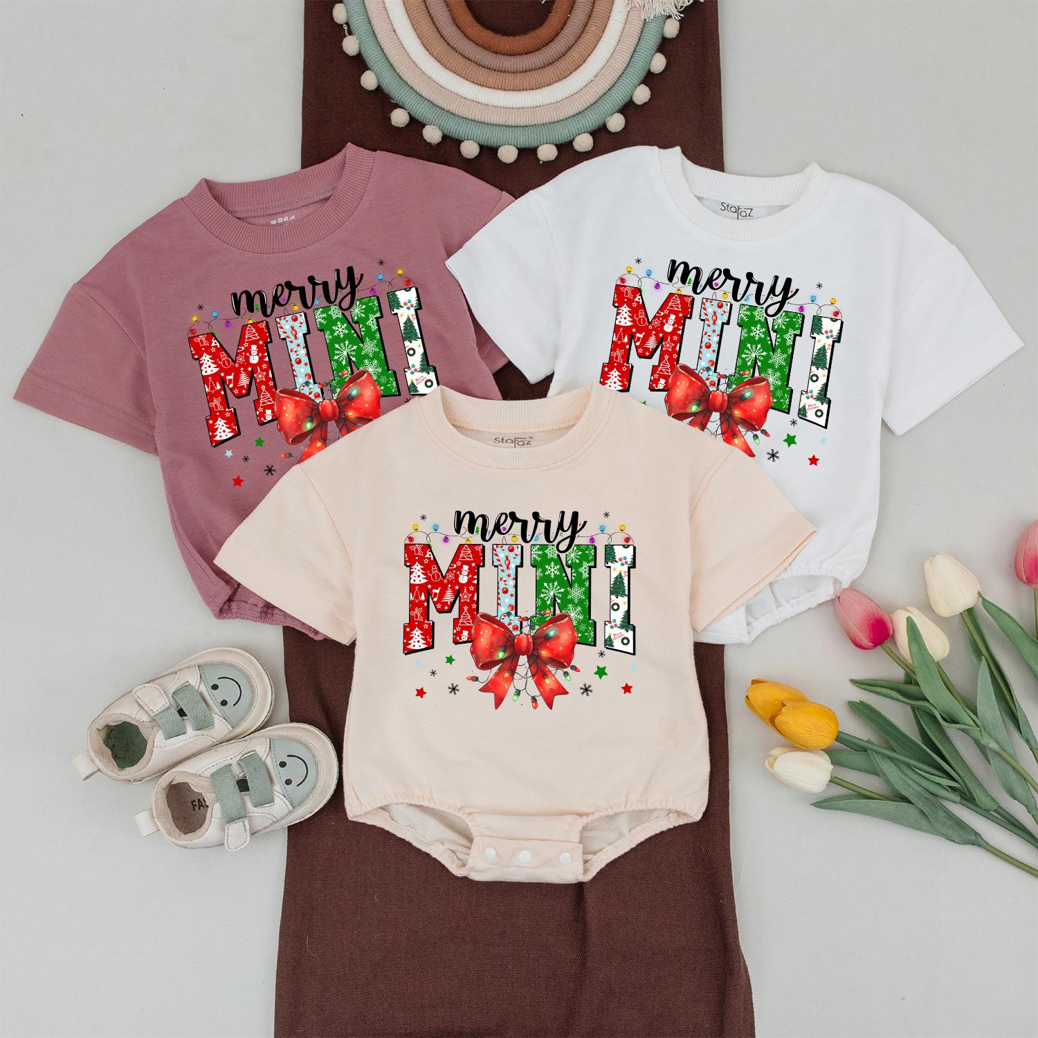 Mama and Mini Holiday Outfits: Matching Christmas Shirts for Family