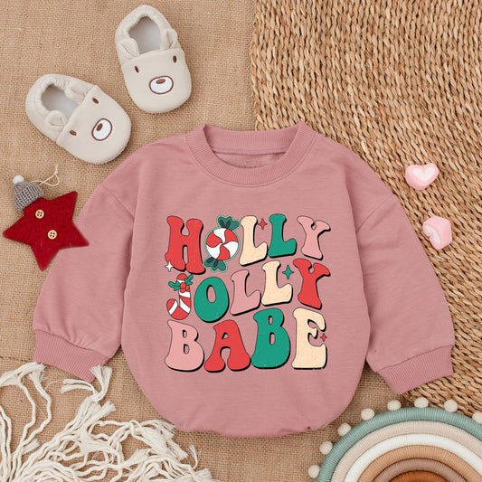 Festive Baby Romper Set: Cozy Christmas Outfit for Newborns