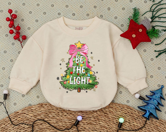 Vintage Christmas Bubble Romper - Adorable Infant Holiday Outfit  
