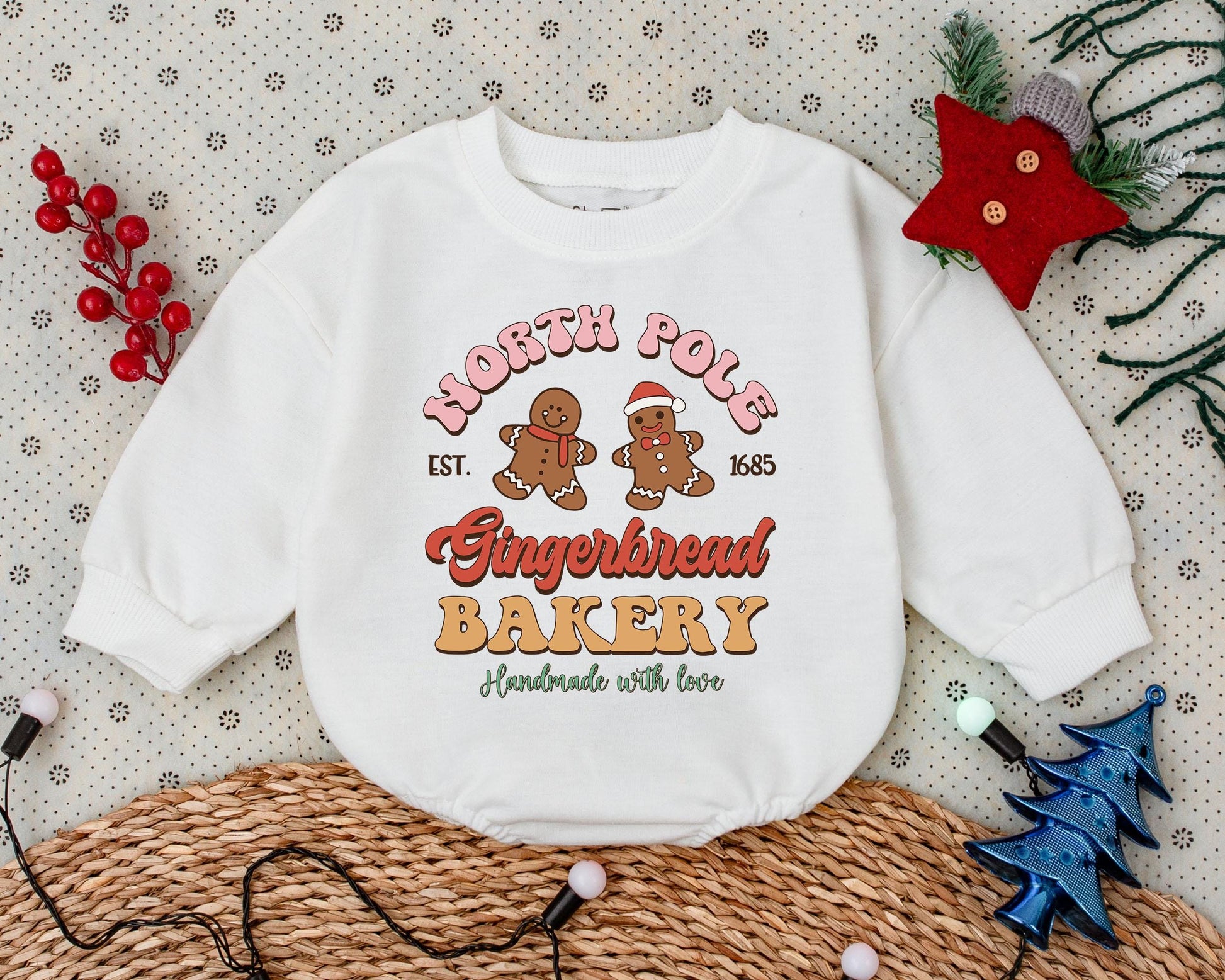 Vintage Christmas Romper: Baby's First Holiday Outfit & Gift Idea