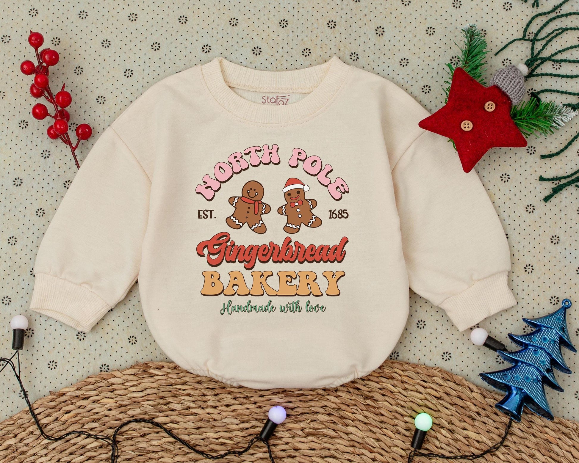 Vintage Christmas Romper: Baby's First Holiday Outfit & Gift Idea