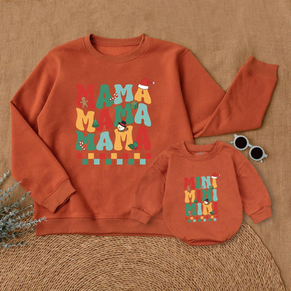 Matching Christmas Sweatshirts for Mommy, Mini, & Family Outfits