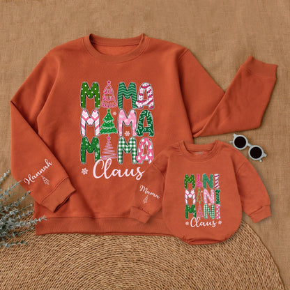 Matching Mommy and Me Christmas Sweatshirts – Family Holiday Outfit