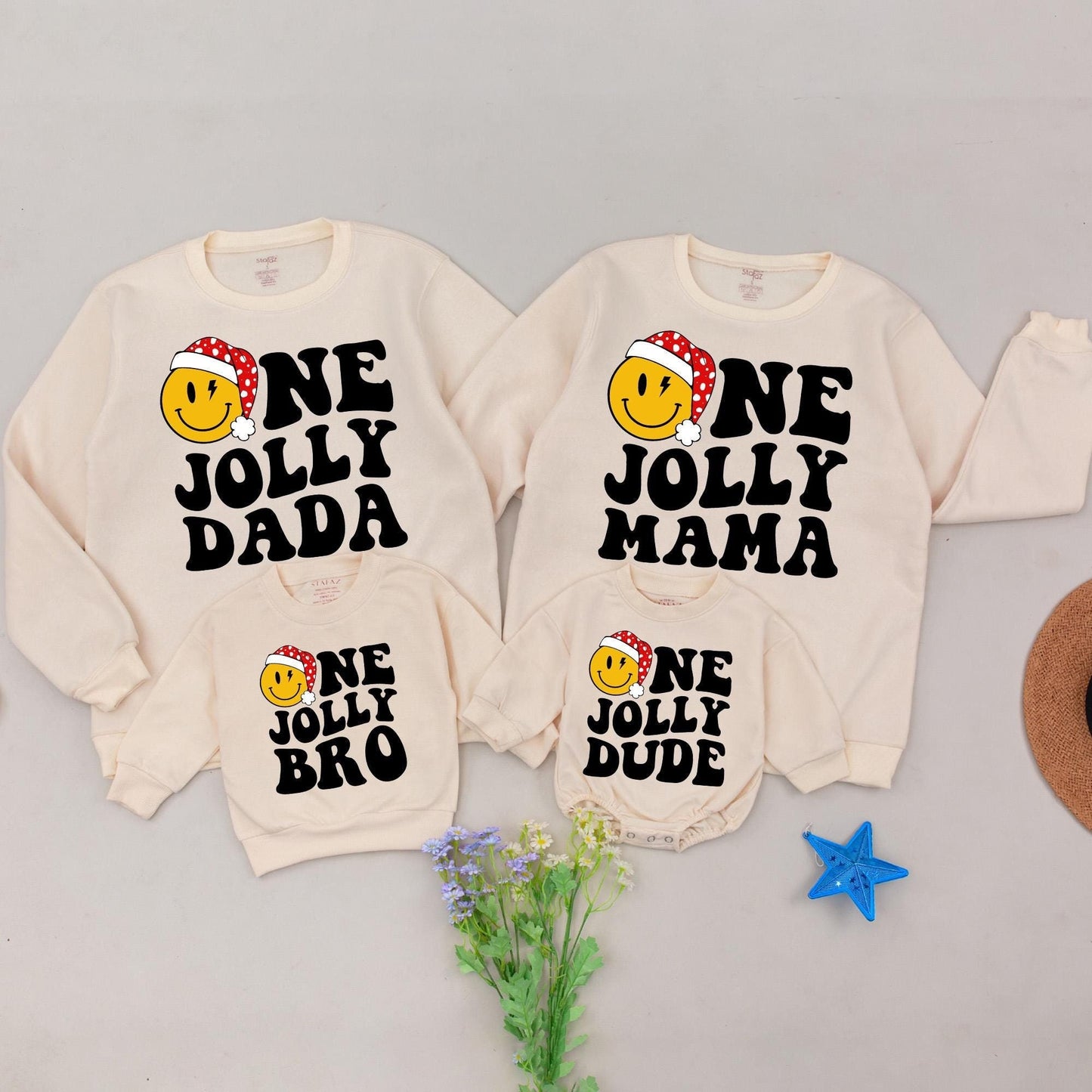 Festive Family Christmas Sweatshirts: Matching, Mommy & Me Outfits