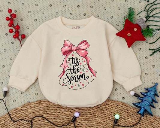 Vintage Christmas Romper: Toddler Sweatshirt, Western Baby Outfit