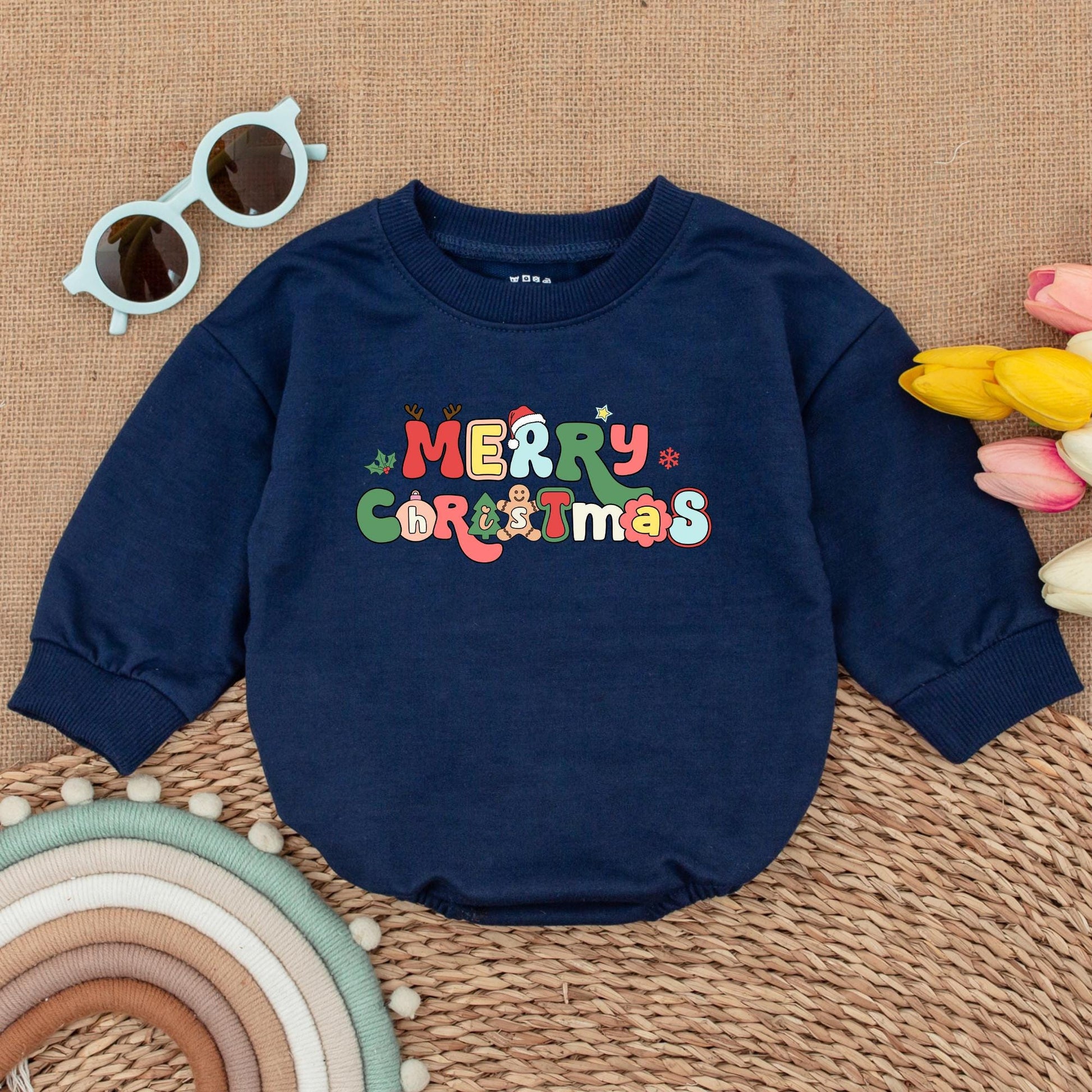 Festive Baby Romper: My First Christmas Outfit & Newborn Gift