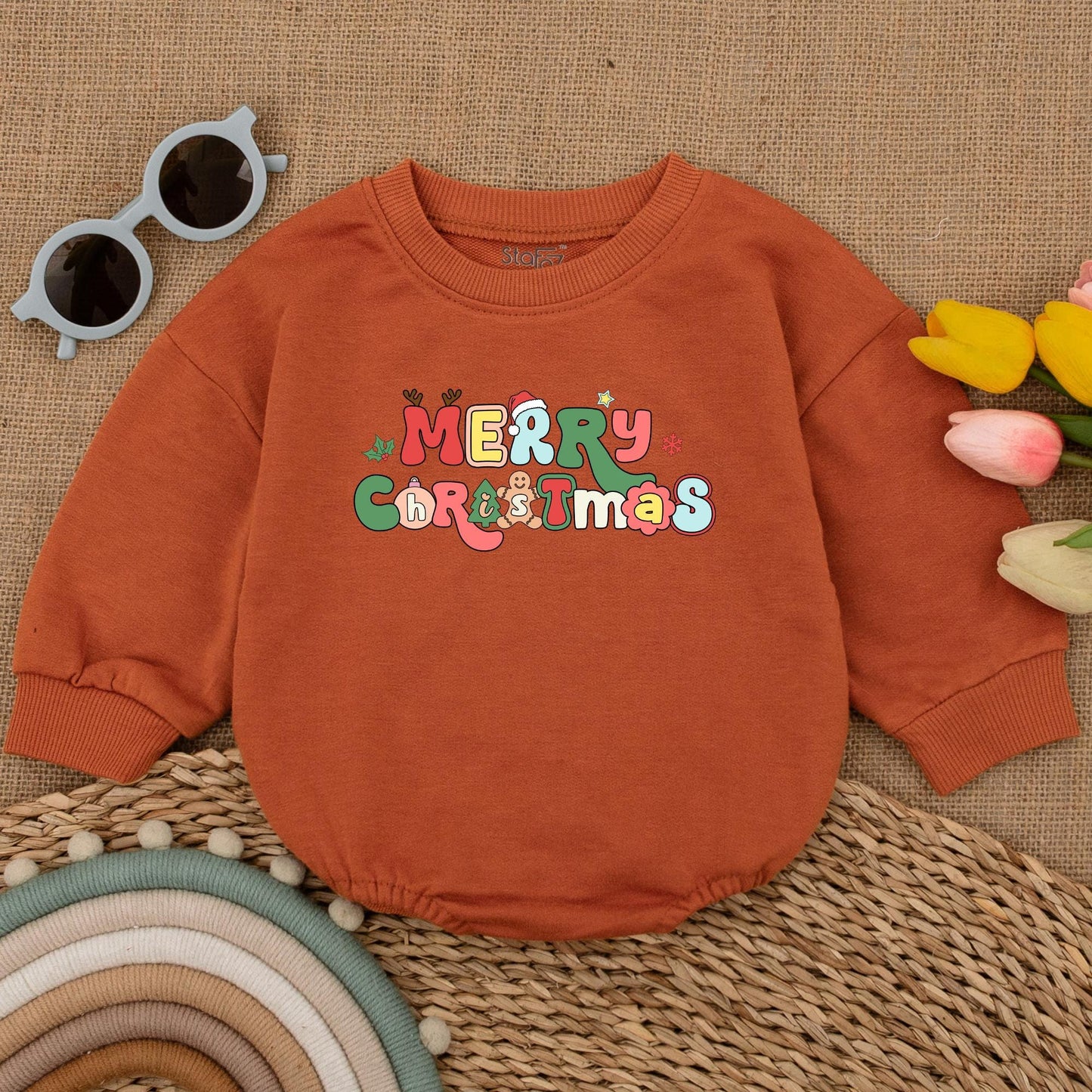 Festive Baby Romper: My First Christmas Outfit & Newborn Gift