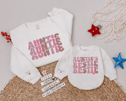 Matching Auntie & Niece Shirts, Custom Gifts for Family Bonds