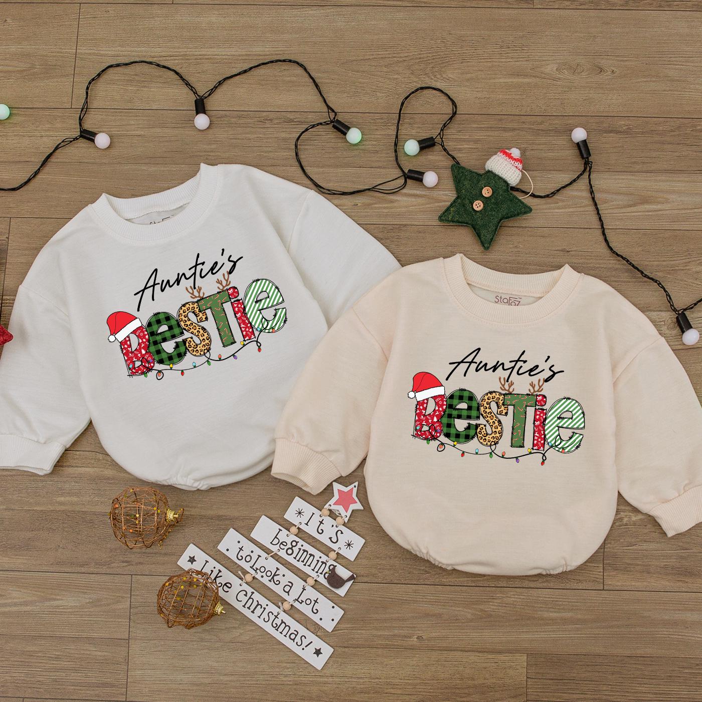 Baby's First Christmas Outfit - Cute Holiday Bodysuit & Romper