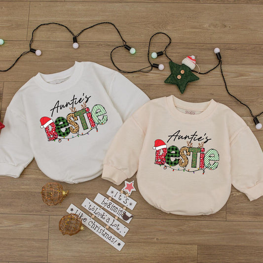Baby's First Christmas Outfit - Cute Holiday Bodysuit & Romper