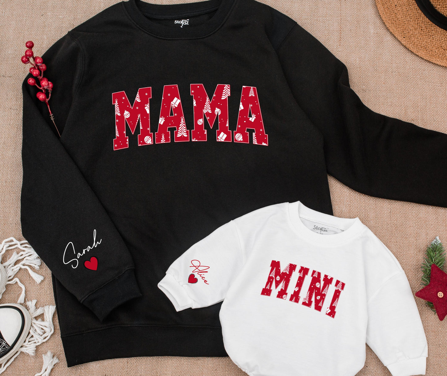 Trendy Family Christmas Sweaters: Personalized Gifts for Mom & Baby