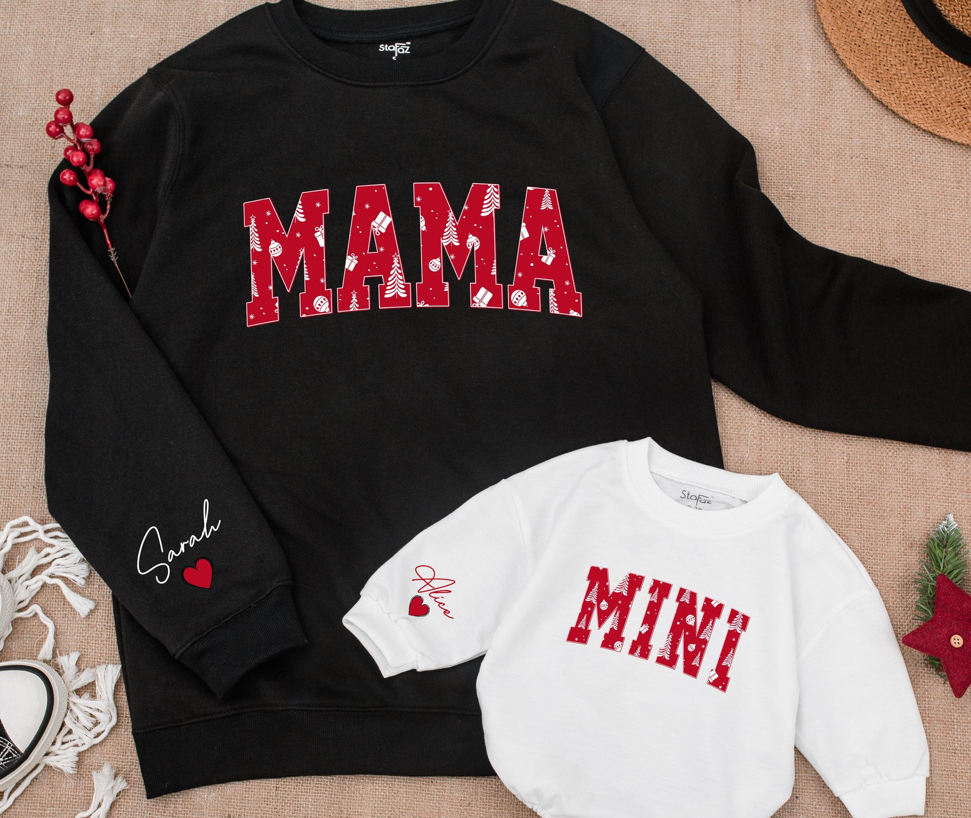 Trendy Family Christmas Sweaters: Personalized Gifts for Mom & Baby