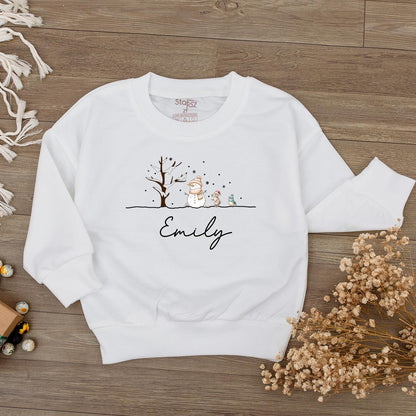 Baby's First Christmas Bodysuit: Adorable Snowman Romper Outfit