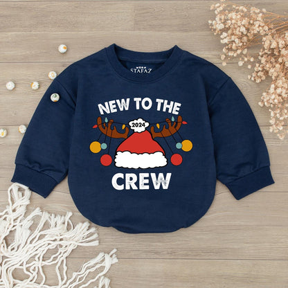 Baby's First Christmas Bodysuit - Cute Unisex Santa Holiday Outfit