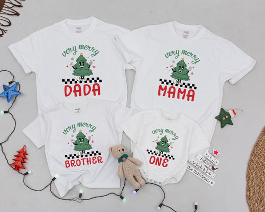 Matching Family Christmas Shirts 2024 - Retro Vintage Holiday Outfit