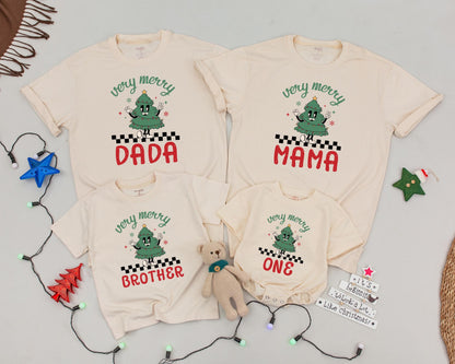 Matching Family Christmas Shirts 2024 - Retro Vintage Holiday Outfit