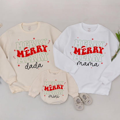 Mommy and Me Christmas Sweater Set, Matching Family Outfits