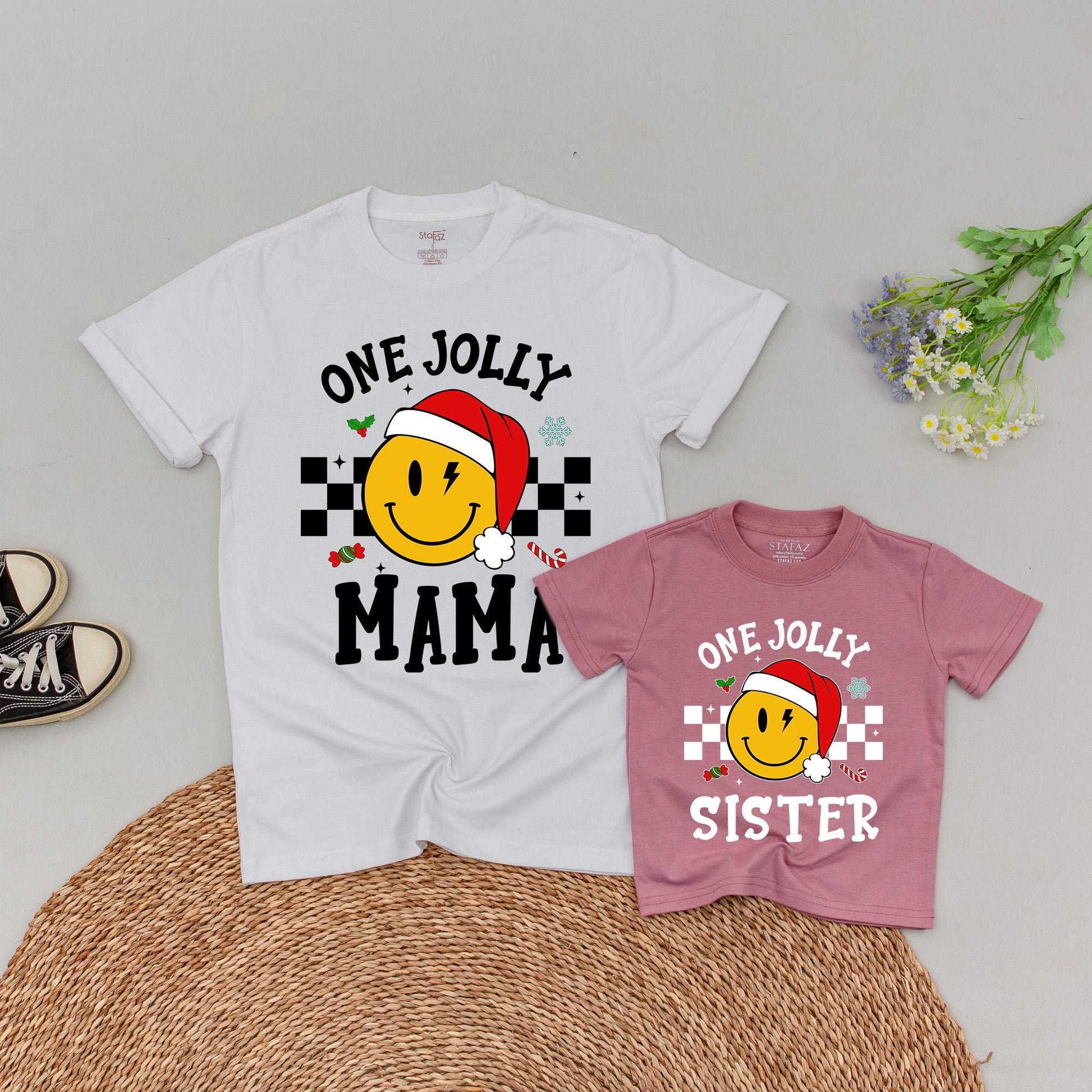 Holly Jolly Family Christmas Tees: Matching Shirts for All Ages