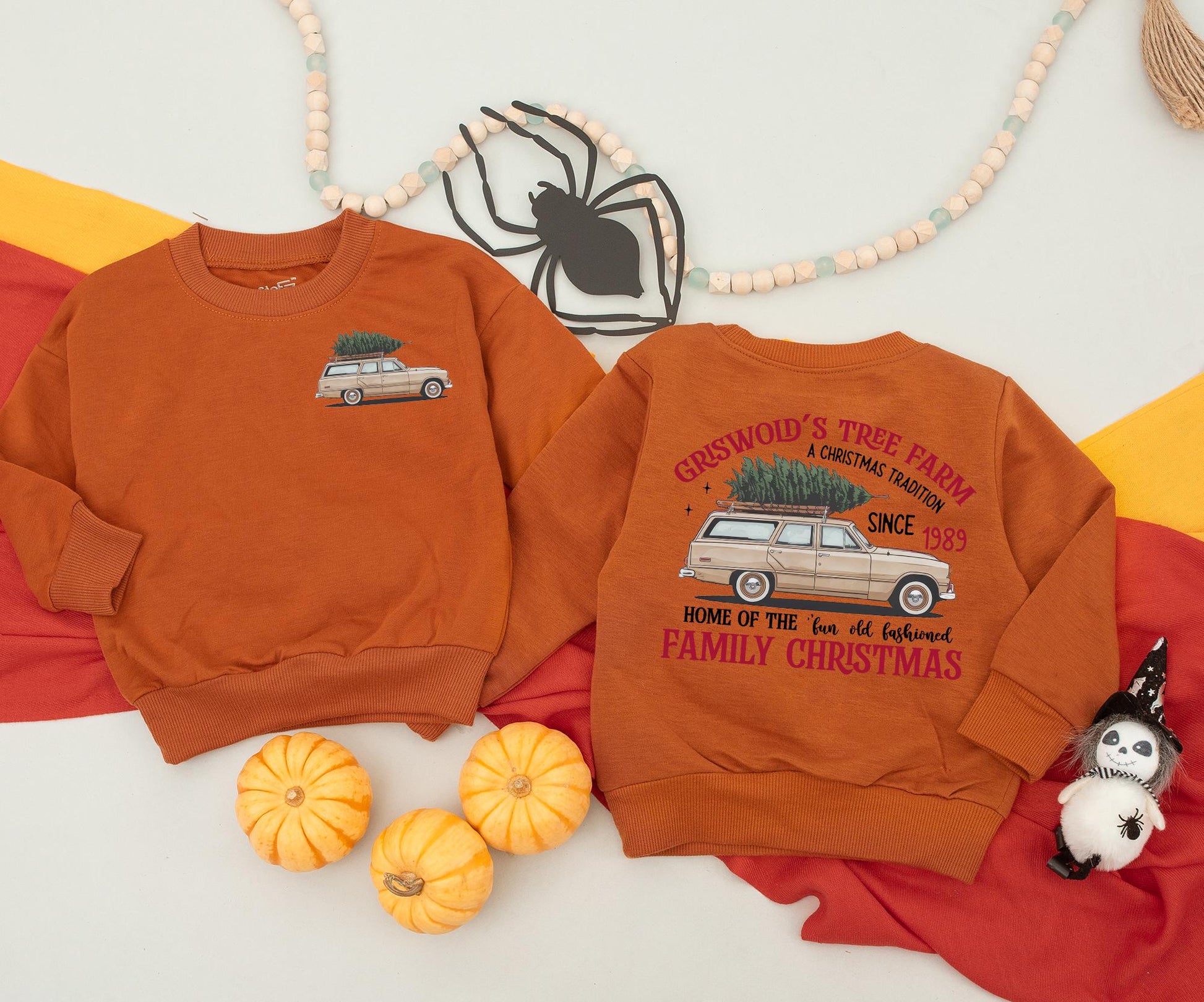 Griswold's Christmas Tree Farm Vintage Station Wagon Sweatshirt Family Tradition Cozy Christmas Gift