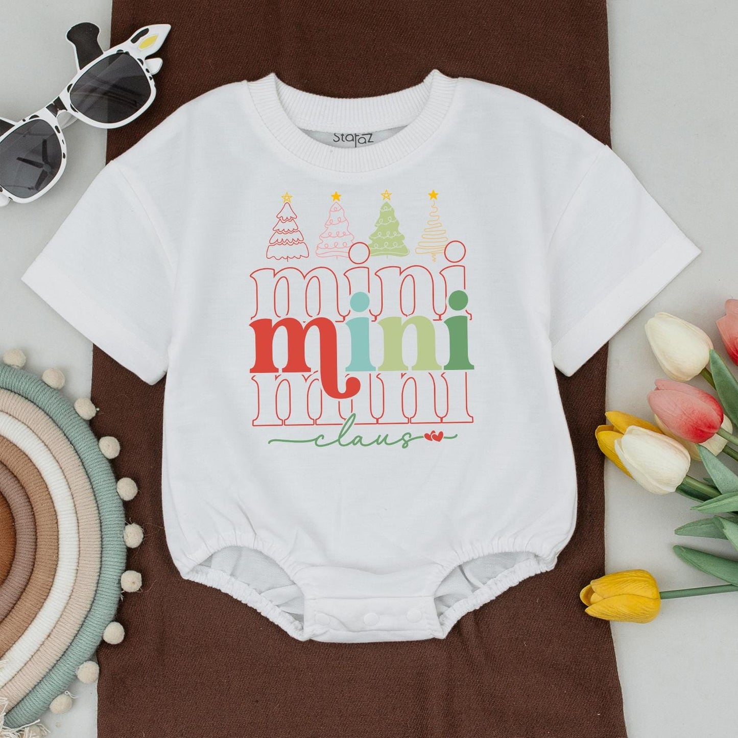 Personalized Matching Family Christmas Shirts Mama Mini Daddy Sister Festive Line Art Tree Design Holiday Outfit Tees for All