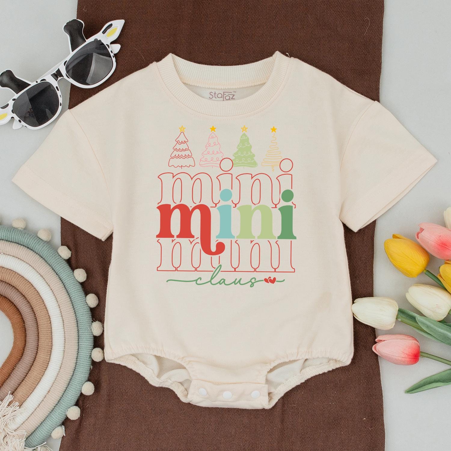 Personalized Matching Family Christmas Shirts Mama Mini Daddy Sister Festive Line Art Tree Design Holiday Outfit Tees for All